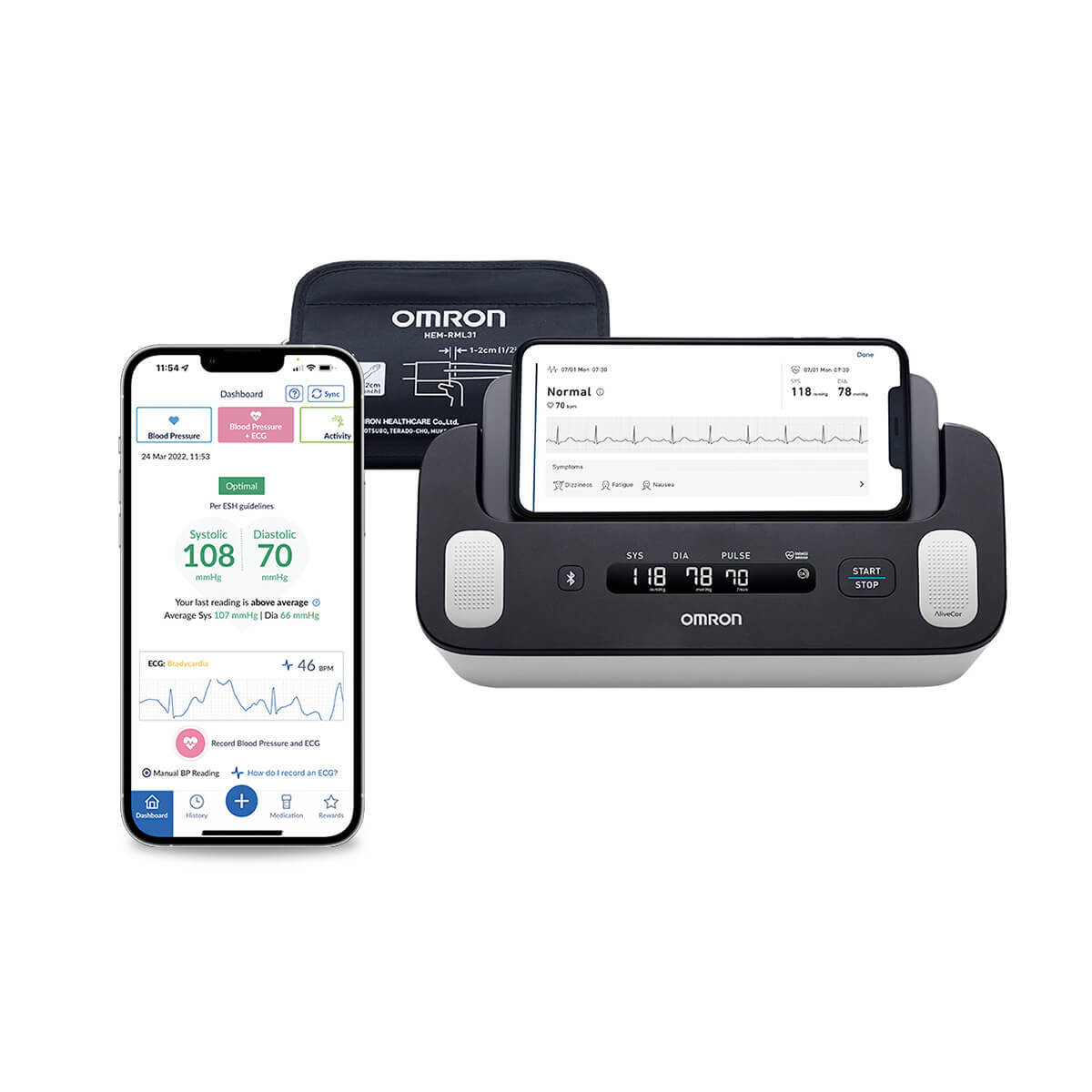 OMRON Complete BPM & ECG Afib Screening OMRON Complete BPM & ECG Afib Screening