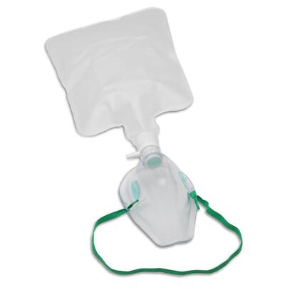 Non-Rebreathing Mask With Bag and Tubing Adult x1