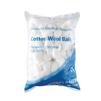 Cotton Wool Balls  Large x250