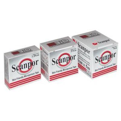 Scanpor Tape 1.25cm x 5m x1