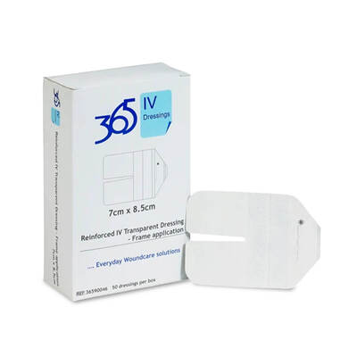 365 Transparent IV Dressing 7cm x 8.5cm (Pack of 50)