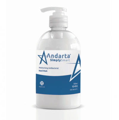 Andarta Gentle Antibacterial Hand Wash with Pump 500ml