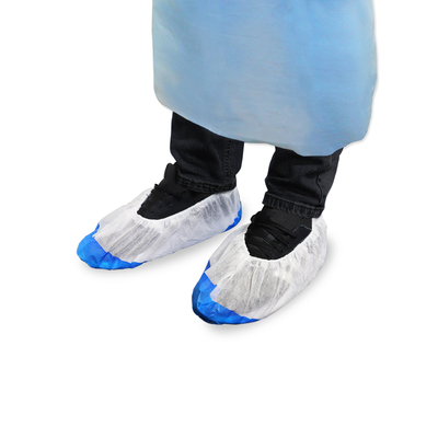 Deluxe Overshoes blue/white  X 50
