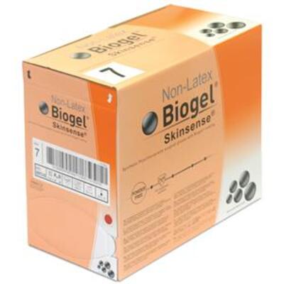 Biogel Skinsense Synthetic Surgical Gloves Natural 7.5 x50