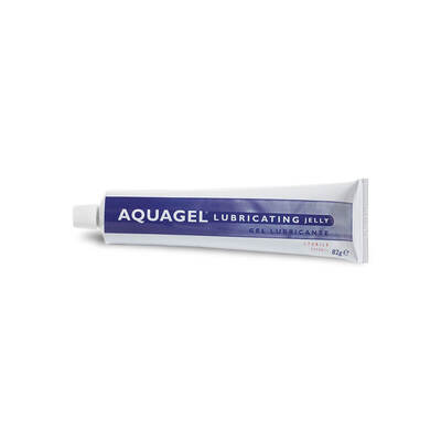 AquaGel Lubricating Jelly Tube 82g Clear x1