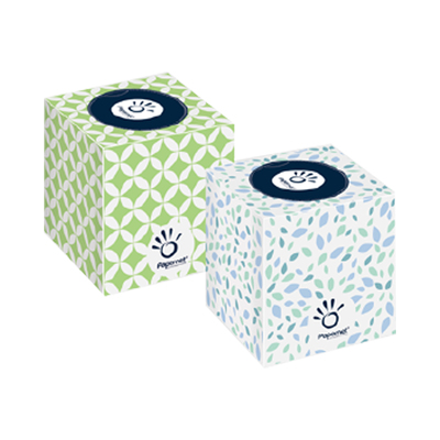 2Ply White 88 Sheet Cubed Tissue (Pack 16)