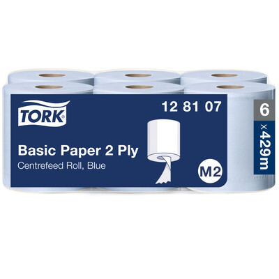 Tork Centrefeed Roll Blue x6