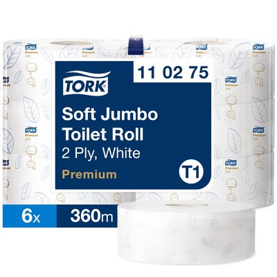 Tork Soft Jumbo Toilet Roll x6