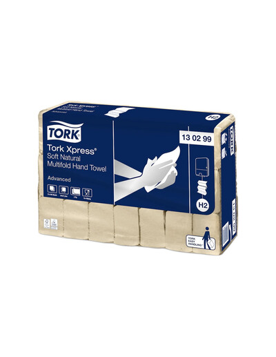 Tork Xpress Soft Natural Multifold Paper Hand Towels H2 X21 (Case of 3780)