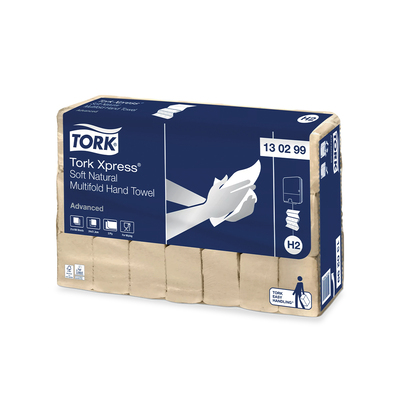 Tork Xpress Soft Natural Multifold Paper Hand Towels H2 X21 (Case of 3780)