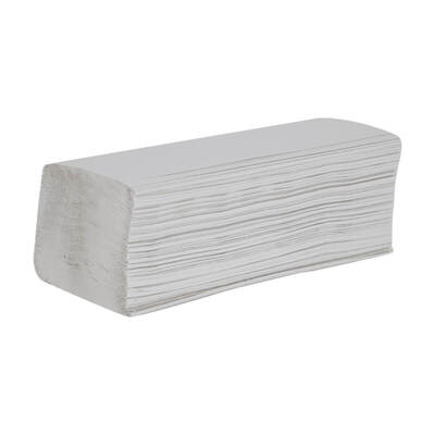 Northwood Z-Fold Textured and Laminated Hand Towels Recycled White x2904