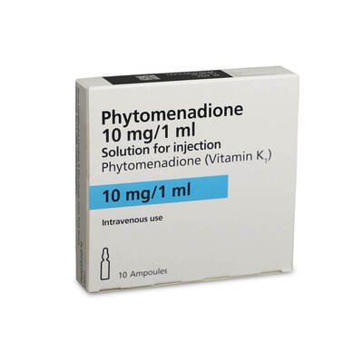 Phytomenadione Ampoule 10mg Pack of 1ml (x10)