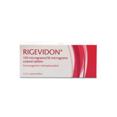 Rigevidon 30mcg/150mcg Tablet POM, R x63