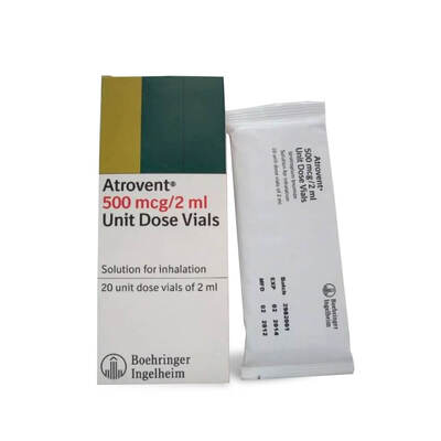 Atrovent 500mcg/2ml Vial POM x20