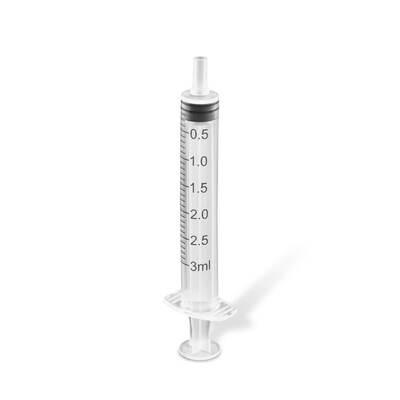 Unifine Hypodermic Syringe 3ml Luer Slip concentric Tip X 100