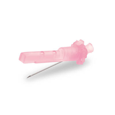 Unifine Safety Hypodermic Needle 18G 1.5" (38mm) Pink X 100