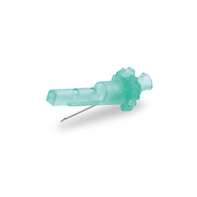 Unifine Safety Hypodermic Needles 21G 1" (25mm) Green X 100