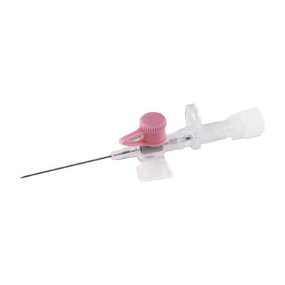 IV SAFETY CANNULA  (PINK) WITH WINGS X1 20G X 45MM