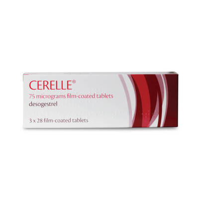 Cerelle 75mcg 3 x 28 75mcg Tablets POM