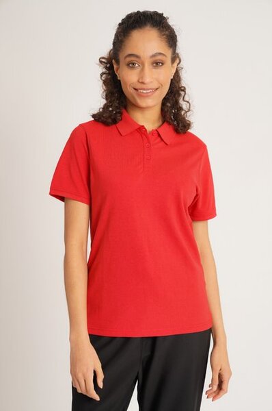 Ladies Polo Shirt BEH-4469L Red uk6