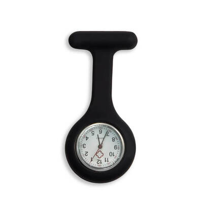 Behrens Silicone Fob Watch- Black