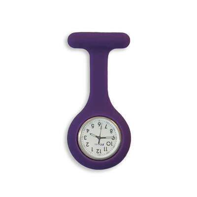 Behrens Silicone Fob Watch- Purple