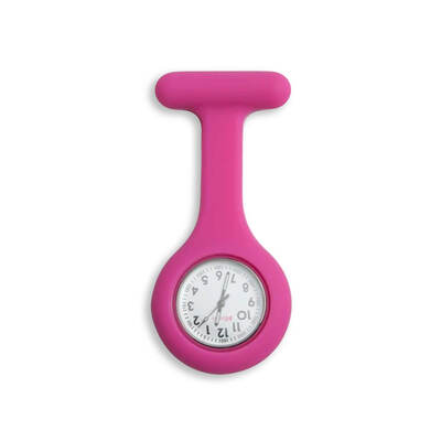 Behrens Silicone Fob Watch- Cerise 