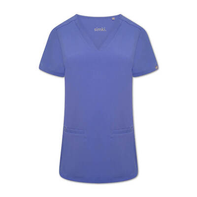 ARI Scrub Top BEH4955 Ceil Blue XS