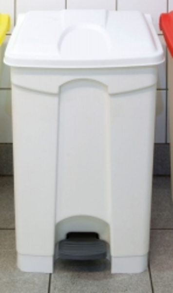 70 Litre Step Container - White White