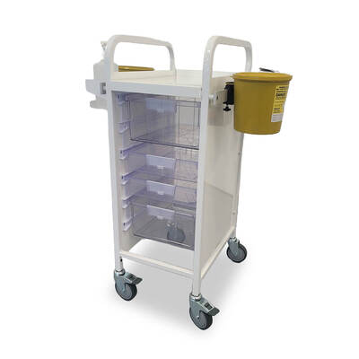 Sunflower Vaccination Trolley Vista 30  - Clear Trays 