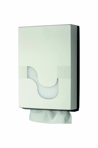 Megamini White Dispenser For Folded hand Towel