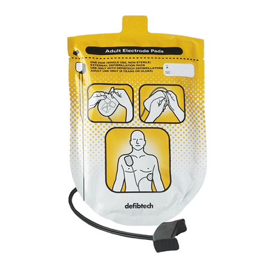Defibtech Adult Defibrillator Pads for AED and AUTO - One Pair