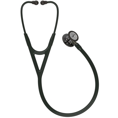 Littman Cardiology IV Stethoscope Black Tube and Black Chestpiece with Champagne Stem