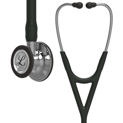 3M Littmann Cardiology IV Diagnostic Stethoscope - Black with Mirror Chestpiece Black with Mirror Chestpiece