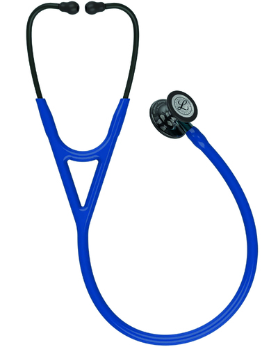 Littman Cardiology IV Stethoscope Navy Tube and Smoke Chestpiece with Blue Stem