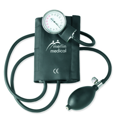 Classic Type Aneroid Sphygmomanometer - Black x1