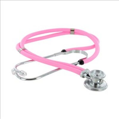 Timesco Twin Tube (Sprague Rappaport) Stethoscope -  Pink