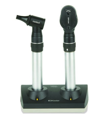 Keeler 240V Standard Desk Set - Otoscope and Ophthalmoscope with Magnification