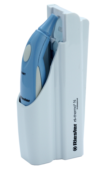 Riester ri-thermo® N Multifunctional Infrared Thermometer with Dispenser and 100 Disposable Probe Covers