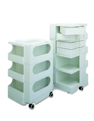 Guest Medical Labmobile Trolley, 3 Tiers with 2 Drawers