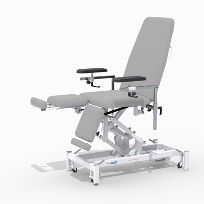 Medi-Plinth Electric Phlebotomy Chair Ash Grey