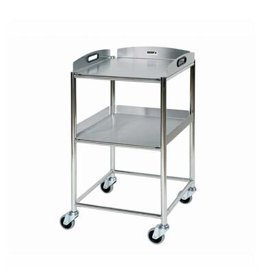 Sunflower Small Surgical Trolley with 2 Stainless Steel Trays Stainless Steel