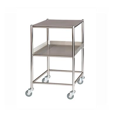 Sunflower Small Surgical Trolley with 1 Shelf and 1 Tray Stainless Steel