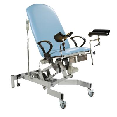 Sunflower Fusion Gynae3 Electric 2 Section Plinth - Cool Blue Cool Blue