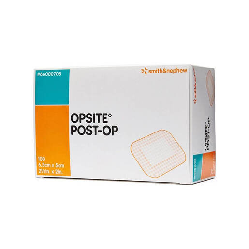 Opsite Post Operative Skin Dressing 6.6cm x 5cm x100