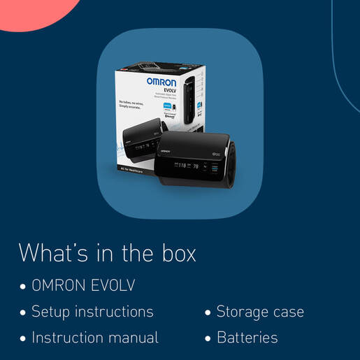 OMRON EVOLV All-in-One Wireless Upper Arm Blood Pressure Monitor