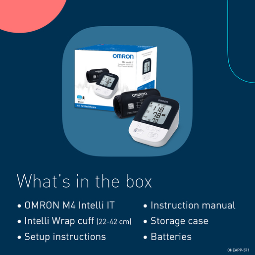  OMRON M4 Intelli IT Upper Arm Blood Pressure Monitor