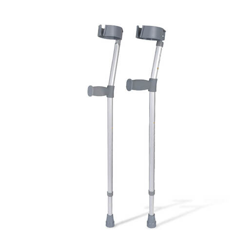 Lightweigh Aluminium Adjustable Crutches 