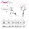 ComfiSpec® Speculum with Lock Mixed x25