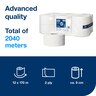 Tork Mini Jumbo T2 Toilet Roll 2ply White x12